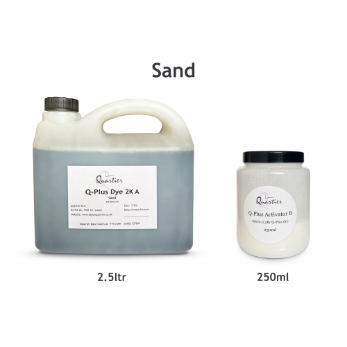 Quartier Q-Plus Dye 2K Sand 2.5ltr + 250ml Activator  260.0054.2750